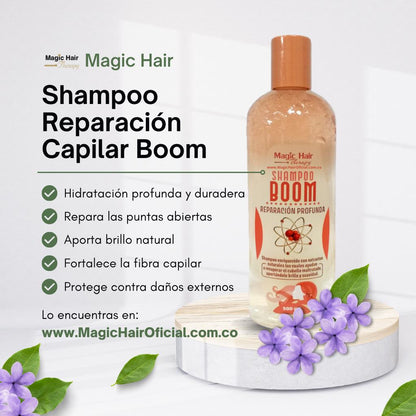 Shampoo Caída Cabello Pilostrong + Shampoo Reparación Capilar | Magic Hair