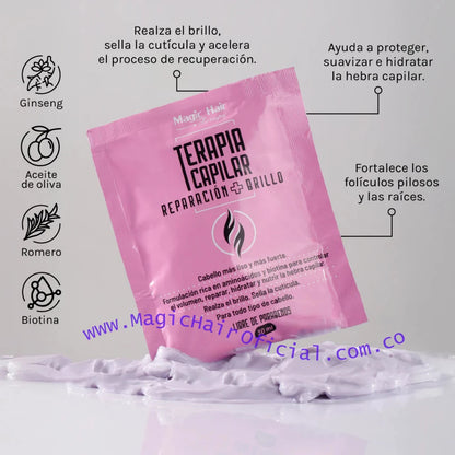 kit Keratina keramagic 100 ml + Terapia Capilar | Magic Hair