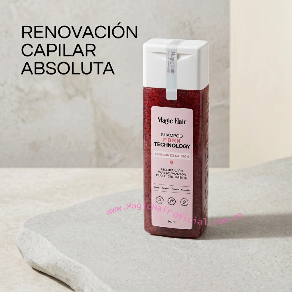 Shampoo de Romero con PDRN Salmón Para Cabello Débil 500ml