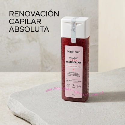 Shampoo de Romero con PDRN Salmón Para Cabello Débil 500ml