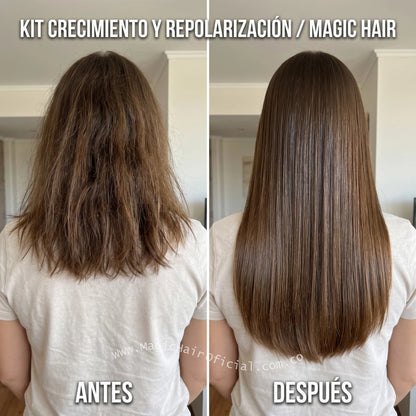 Kit Crecimiento Capilar y Repolarización Ginseng Cabello Maltratado 500ml