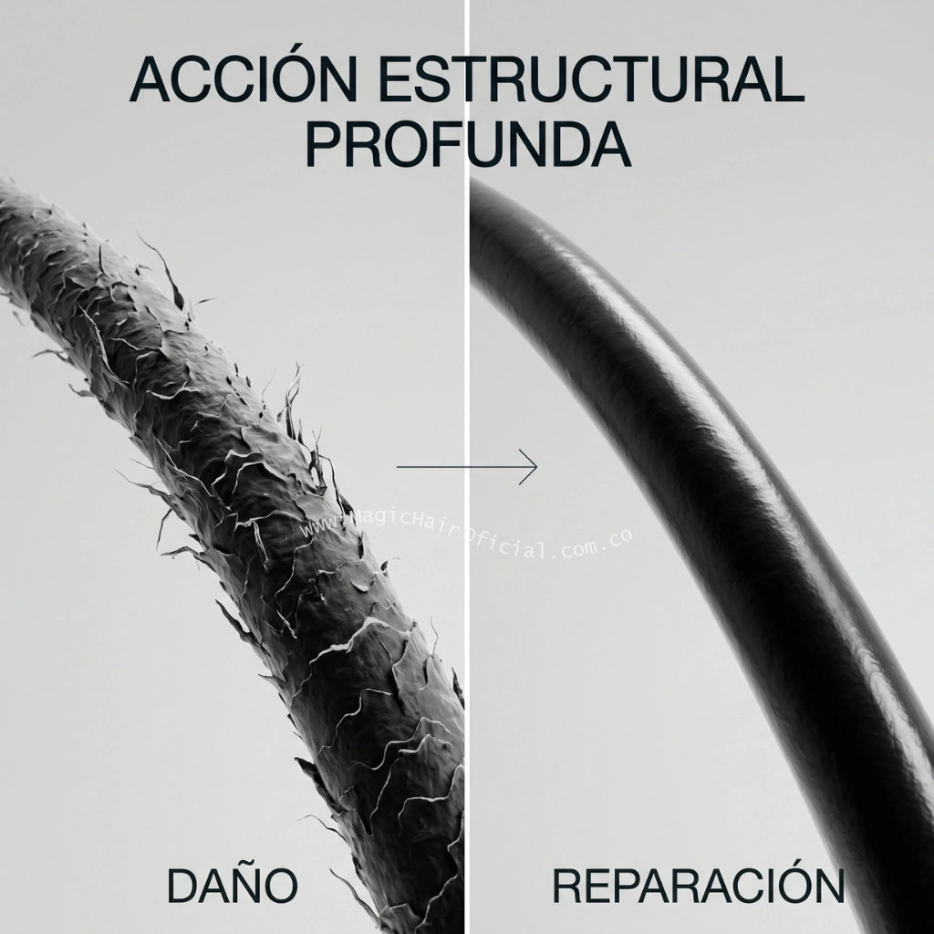 Kit Shampoo Crecimiento Acelerado + Keratina Cabello Ondulado 700ml