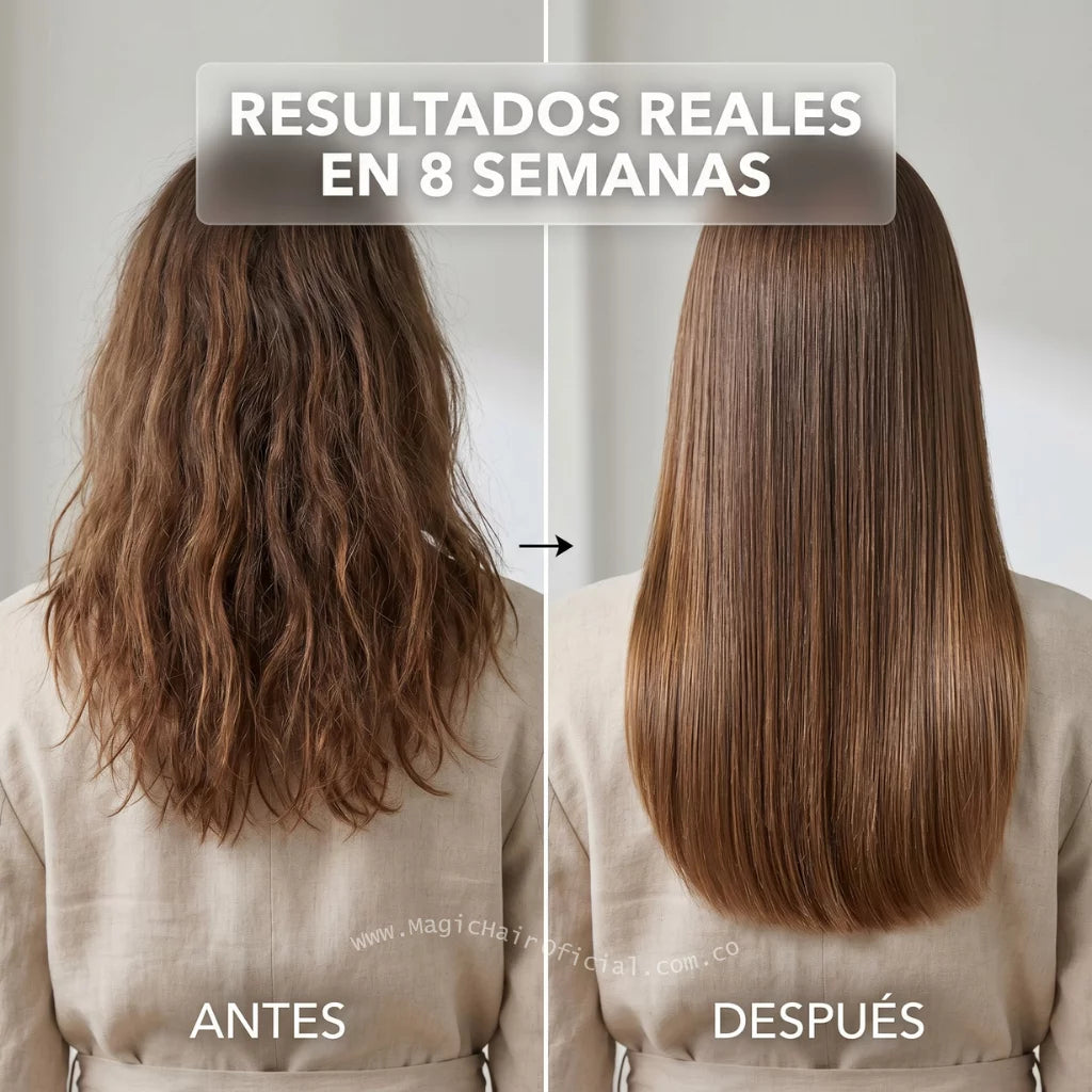 Kit Shampoo Crecimiento Acelerado + Keratina Cabello Ondulado 700ml