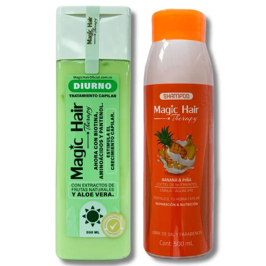 Kit Anticaida Pelo Shampoo + Tratamiento Diurno | Magic Hair
