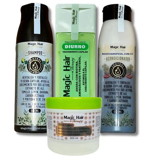 Kit Anticaspa Cabello Platinum + Diurno | Magic Hair