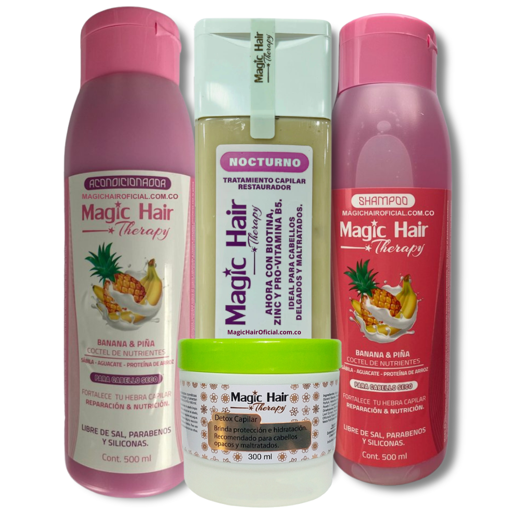 Kit Anticaída Cabello Seco Platinum