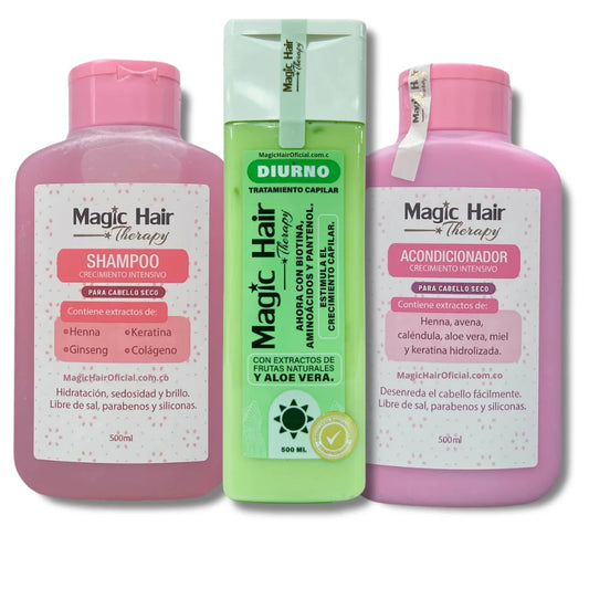 Kit Crecimiento Black Cabello Seco | Magic Hair