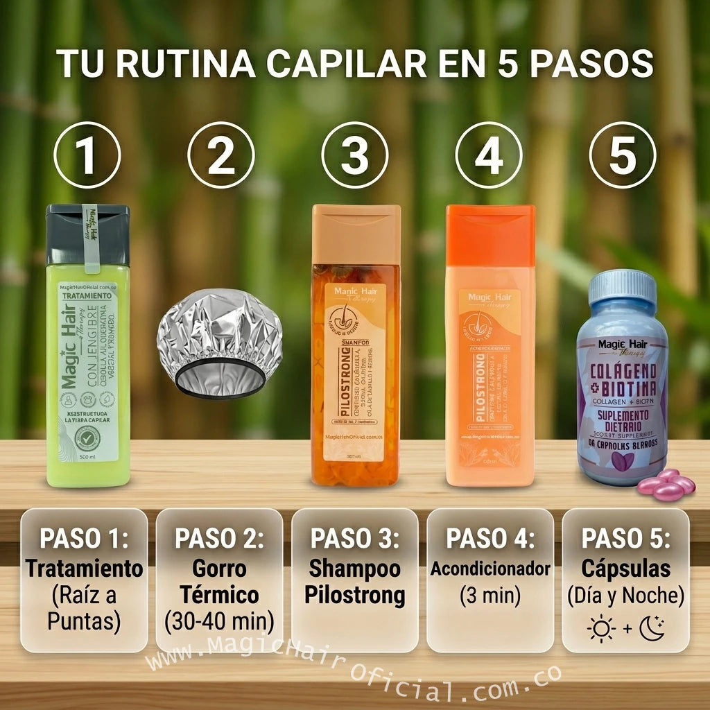 Tratamiento para la Caida del Cabello Completo Magic Hair