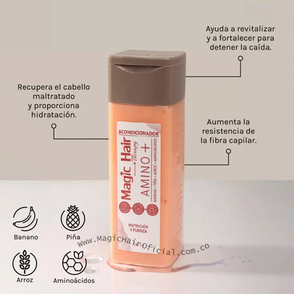 Kit Shampoo Crecimiento Acelerado Y Anticaída Cabello Débil 1500ml