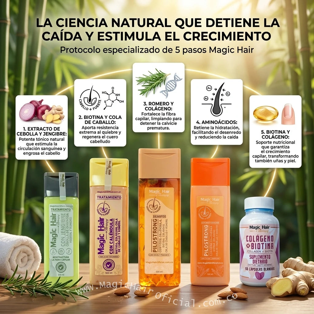 Tratamiento para la Caida del Cabello Completo Magic Hair