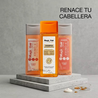 Kit Shampoo Crecimiento Acelerado Y Anticaída Cabello Débil 1500ml