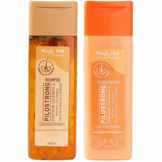 Shampoo para la Caida del Cabello Pilostrong + Acondicionador | Magic Hair