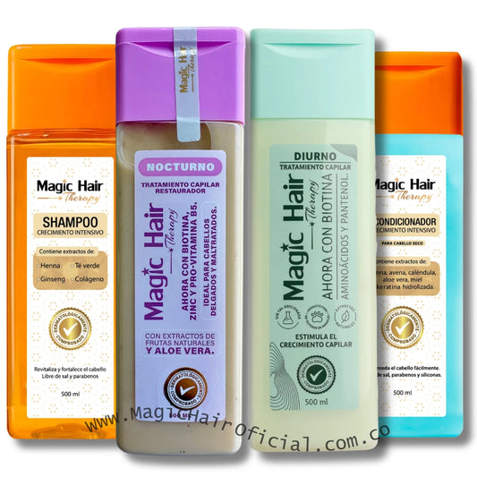 Tratamiento Para Crecimiento Con Capilmax Para Cabello Fino 4 Productos