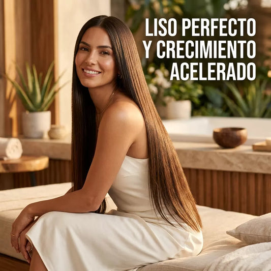 Kit Keratina Keramagic Y Crecimiento Para Cabello Rebelde 3 Productos
