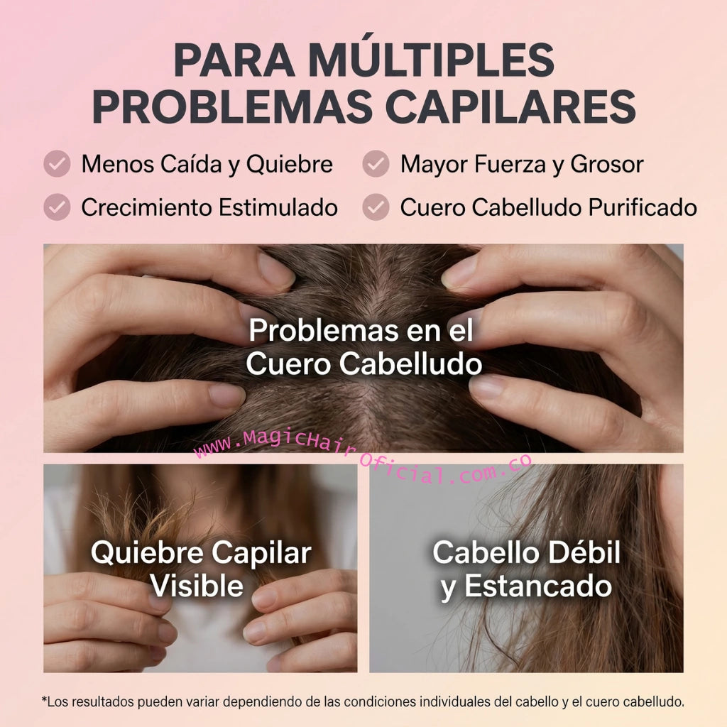 Problemas capilares, quiebre y beneficios del tratamiento para la caída del cabello Magic Hair Oficial Medellín