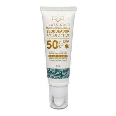 Bloqueador Solar 50+ SPF con Color Blanco | Class Gold