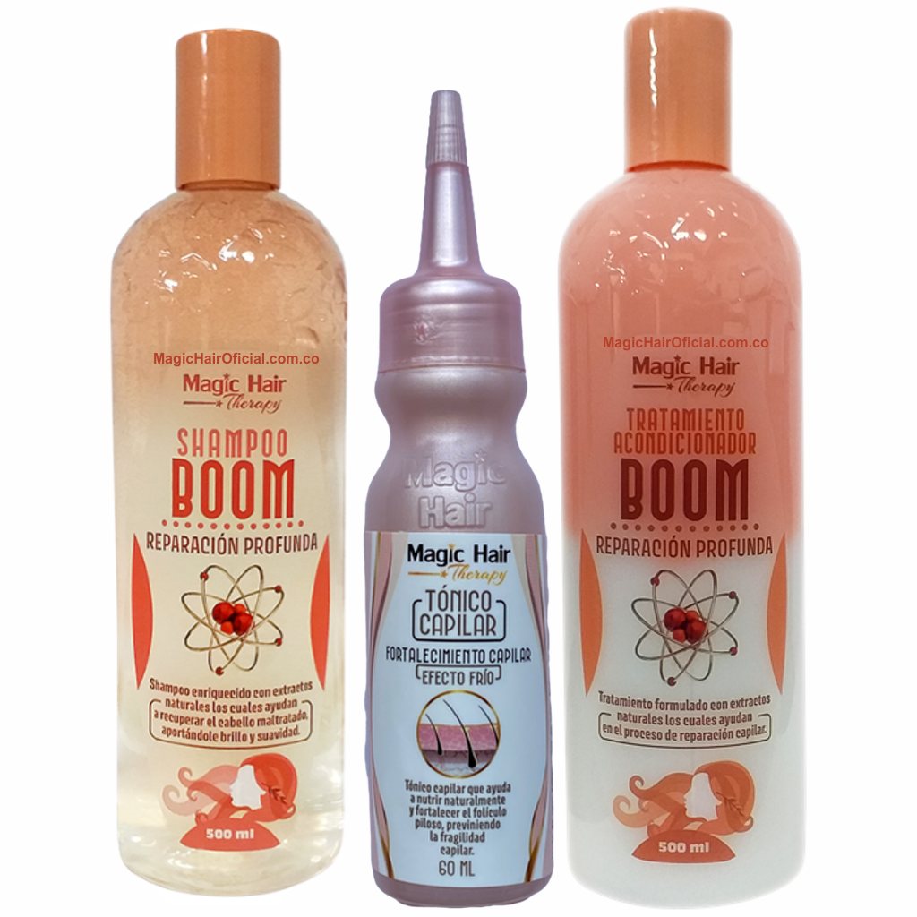 BOOM Hair Repair Shampoo + Conditioner | magic hair