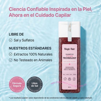 Shampoo de Romero con PDRN Salmón Para Cabello Débil 500ml