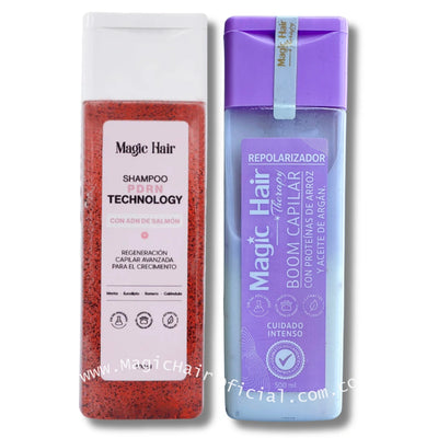 Kit Shampoo de Romero y Repolarizador Capilar para Cabello Dañado