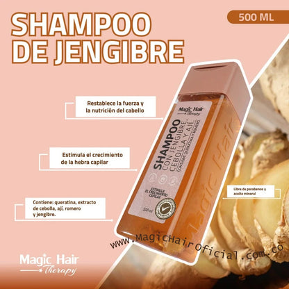 kit Repolarizador Capilar + Shampoo de Cebolla + Acondicionador de Cebolla | Magic Hair