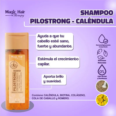 Shampoo para la Caida del Cabello Pilostrong | Magic Hair