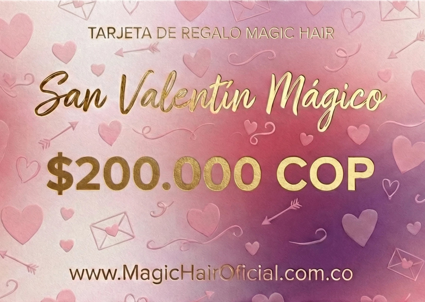Tarjeta de regalo Magic Hair - Día de San Valentín - Envío por correo electrónico