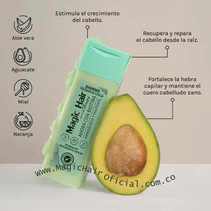 Tratamiento diurno para la caida del cabello contra hebras débiles y estancadas magic hair oficial medellin