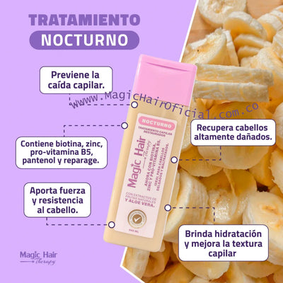 Tratamiento Nocturno para la Caida del Cabello | Magic Hair