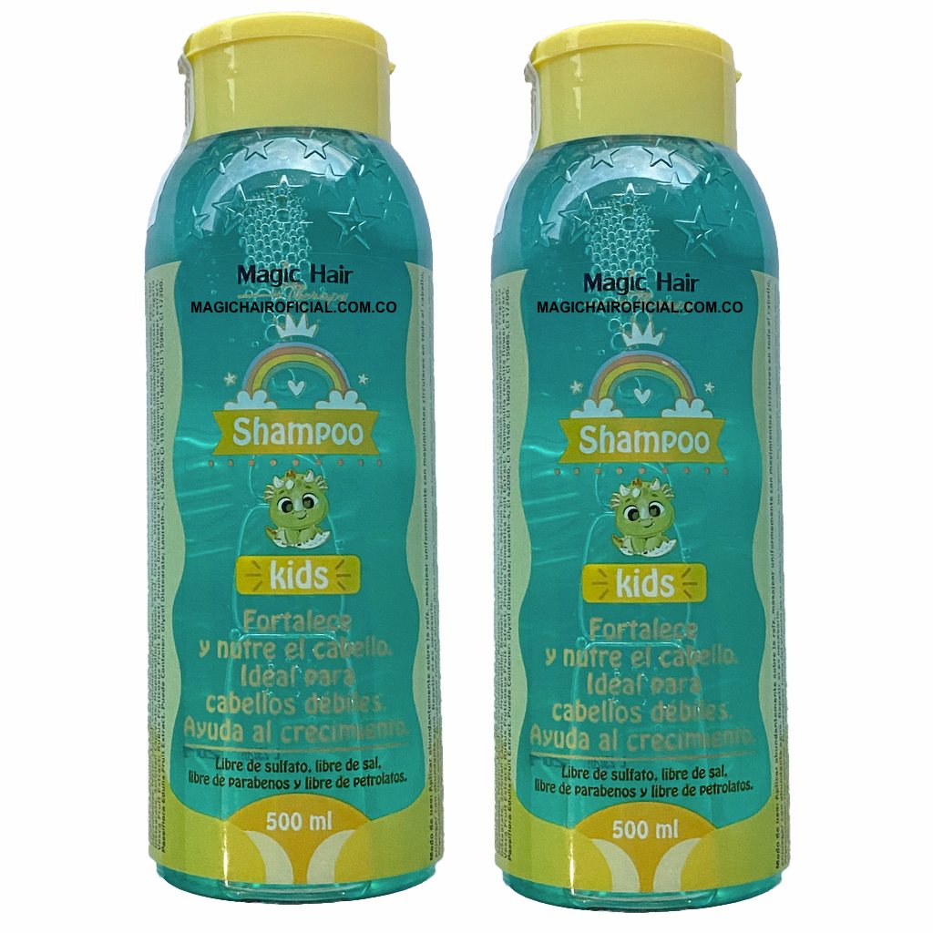 Kit Dos Unidades de Shampoo Niños Kids⎜Magic Hair Oficial