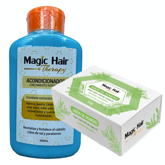 Kit Crecimiento Cabello Shampoo y Acondicionador | Magic Hair | Magia en tu Cabello Kit Magic Hair Magic Hair Oficial