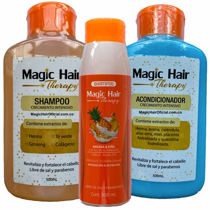 Kit para hacer Crecer el Cabello + Shampoo para caída del Cabello