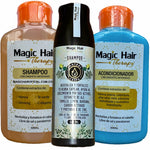 Kit Crecimiento Shampoo y Acondicionador + Shampoo Anticaspa - Magic Hair Oficial