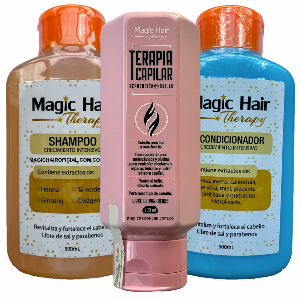 Hair Repair Therapy Kit + Growth Shampoo Conditioner | magic hair