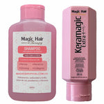 Kit Keratina Keramagic Extra + Champú Crecimiento Cabello Seco | Magic Hair