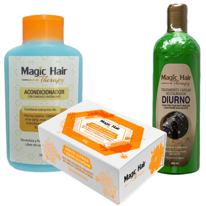 Kit Crecimiento Cabello Black | Magic Hair | Magia en tu Cabello Kit Magic Hair Magic Hair Oficial