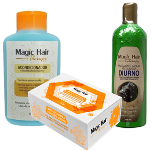 Kit Crecimiento Cabello Black | Magic Hair | Magia en tu Cabello Kit Magic Hair Magic Hair Oficial
