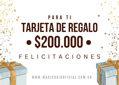 Tarjeta de regalo Magic Hair - Felicitaciones - Envío por correo electrónico