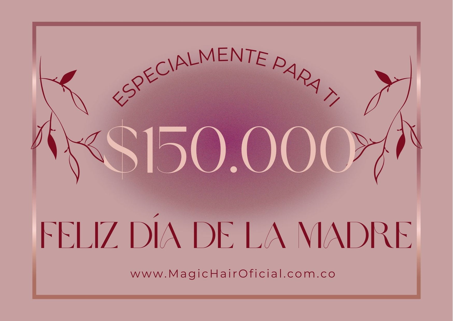 Tarjeta de regalo Magic Hair - Feliz Dia de la Madre - Envío por correo electrónico