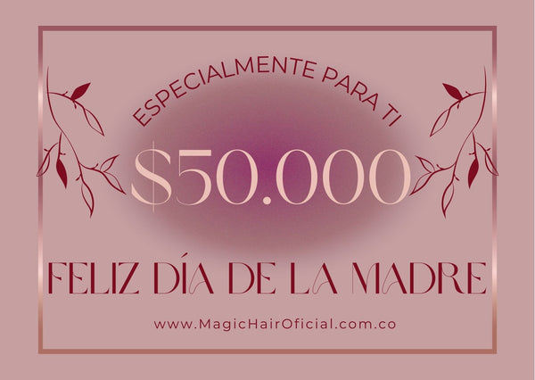 Tarjeta de regalo Magic Hair - Feliz Dia de la Madre - Envío por correo electrónico
