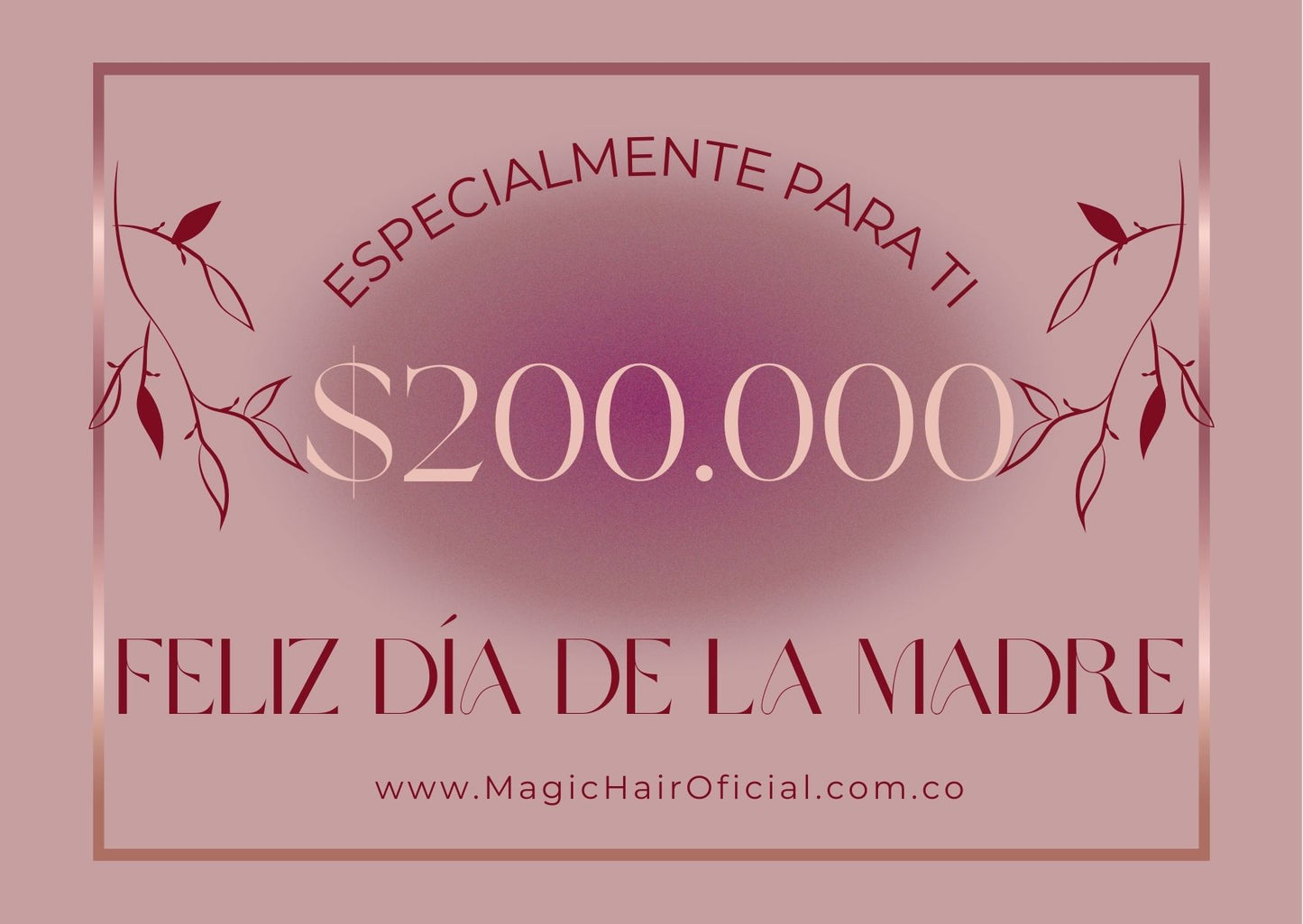 Tarjeta de regalo Magic Hair - Feliz Dia de la Madre - Envío por correo electrónico