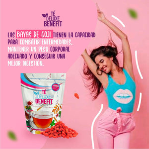 Kit Te DELUXE Benefit + Gel Reductor Termogénico | Fit Me Kit Benefit Magic Hair Oficial