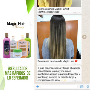 Kit Crecimiento Cabello Mega Completo + BOOM + Colágeno | Magic Hair | Magia en tu Cabello Kit Magic Hair Magic Hair Oficial