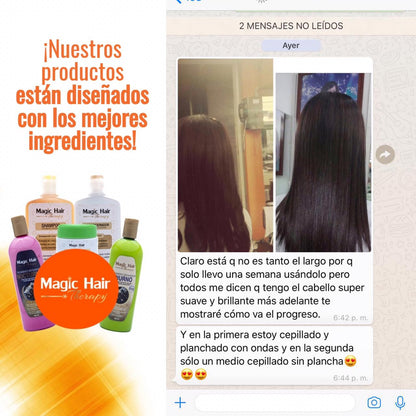 Kit Anticaída Cabello Completo Gold | Magic Hair | Magia en tu Cabello Kit Magic Hair Magic Hair Oficial