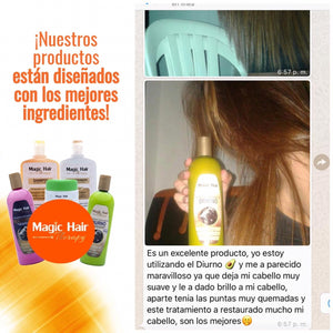 Kit Shampoo Anticaspa Cabello + Tratamiento Diurno | Magic Hair | Magia en tu Cabello Kit Magic Hair Magic Hair Oficial