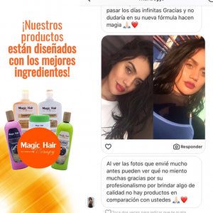 Tratamiento para Crecimiento del Cabello | Magic Hair | Magia en tu Cabello Kit Magic Hair Magic Hair Oficial