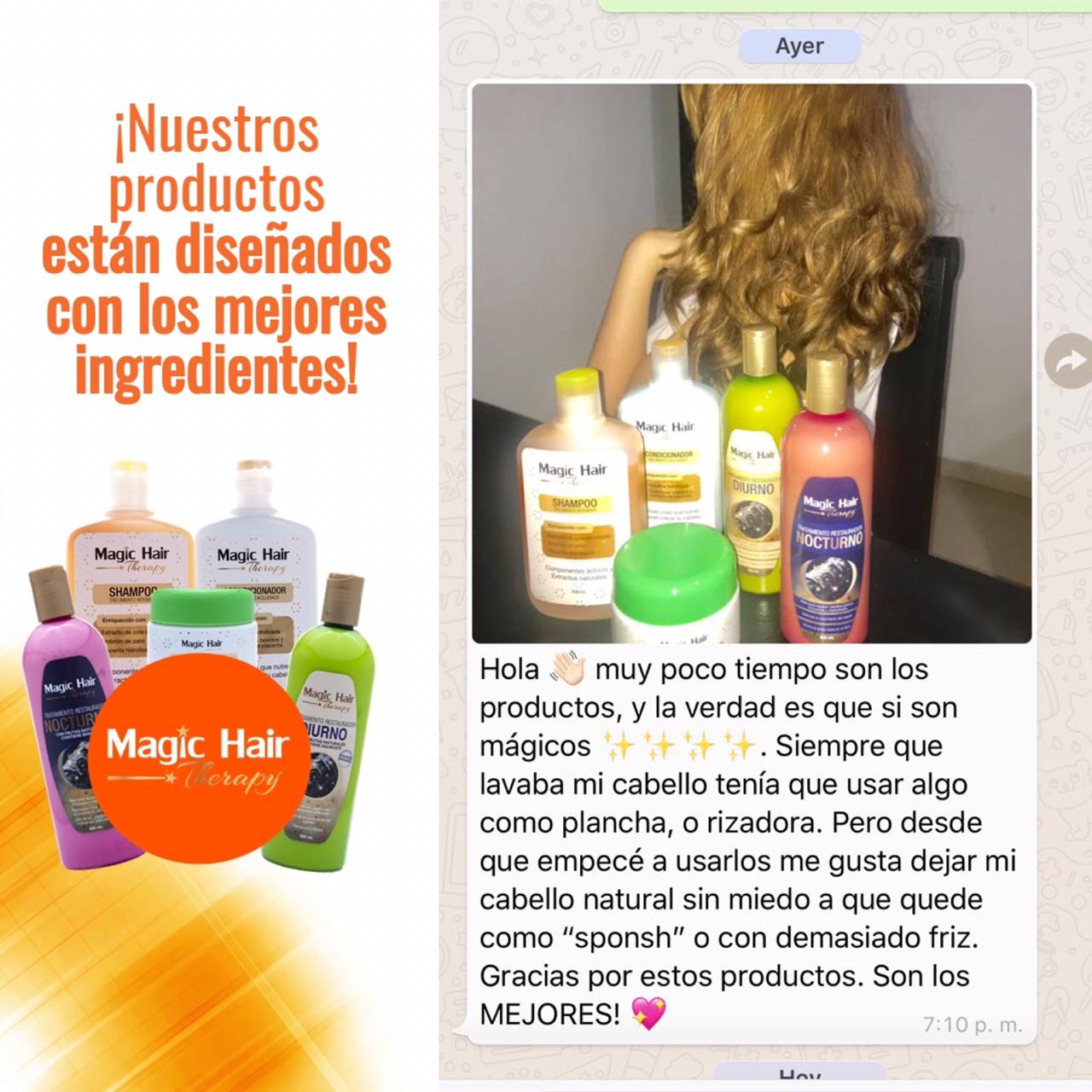 Kit Ultra Gold Crecimiento Cabello + Cápsulas Colágeno Biotina | Magic Hair | Magia en tu Cabello Kit Magic Hair Magic Hair Oficial
