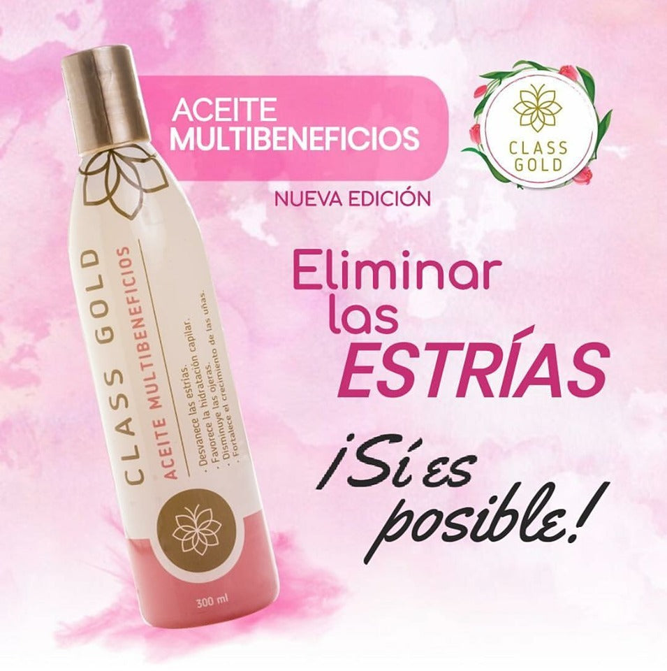 Crema para Estrias Embarazo | Class Gold Aceite Class Gold Magic Hair Oficial