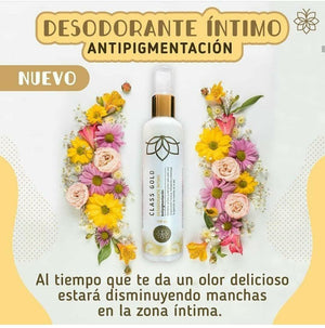 Kit Desodorante Íntimo + Crema Dermoaclarante | Class Gold Kit Class Gold Magic Hair Oficial