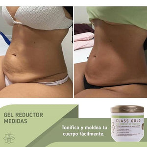Gel Reductor Anticelulitis + Papel Osmótico Yodado Kit Class Gold Magic Hair Oficial