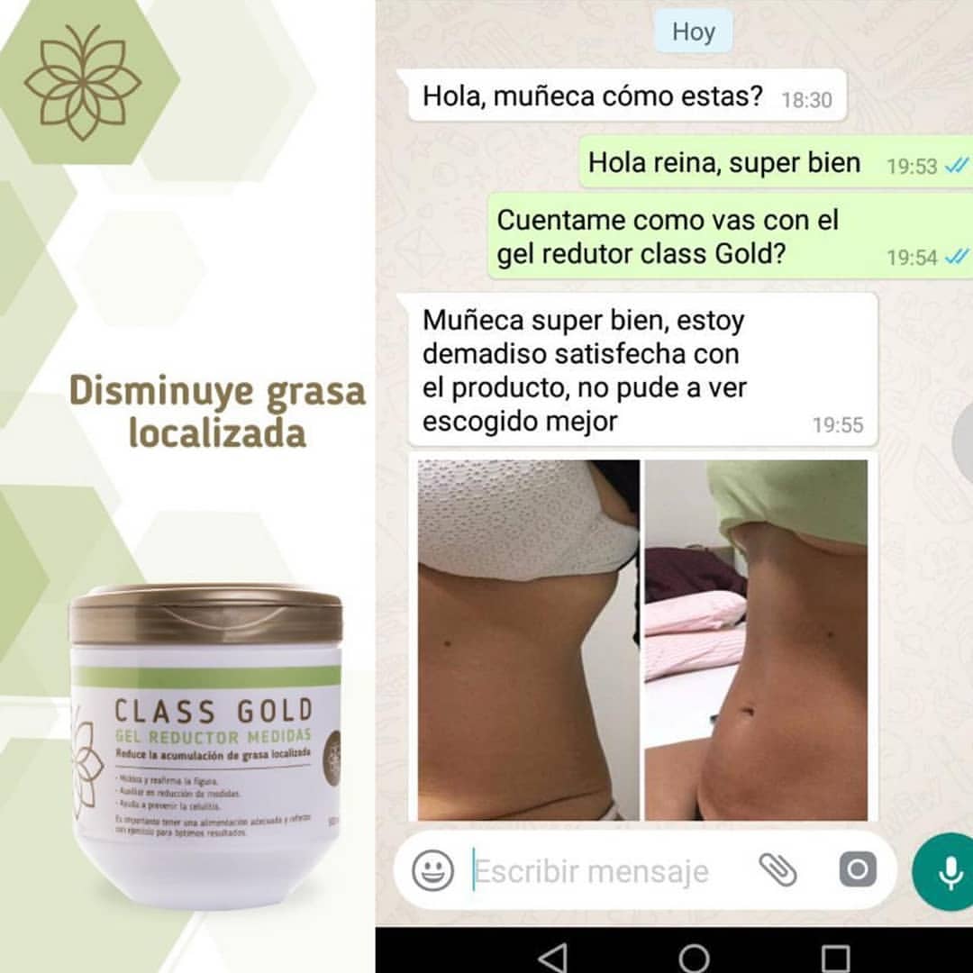 Gel Reductor Anticelulitis + Papel Osmótico Yodado Kit Class Gold Magic Hair Oficial